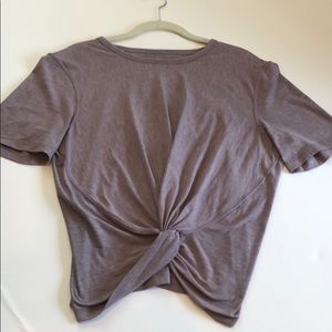 Lululemon knotted short sleeve shirt